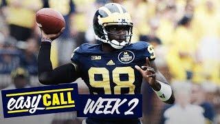 College football Week 2 spread analysis & picks Easy Call