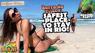 Barra da Tijuca Rios safest and most beautiful area  Best beaches nightlife & clubs