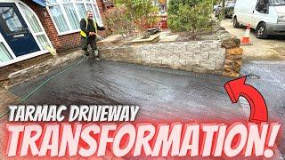 This CRAZY Driveway TRANSFORMATION Is COMPLETE