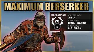 What you can do after 266 HOURS and 13.951 KILLS - Maximum Berserker  #ForHonor
