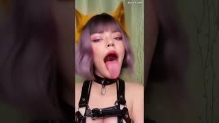 4K AI VIDEO Why do you like it? ⓐⓗⓔⓖⓐⓞ  happy face girl  AI lookbook art 19 tiktok