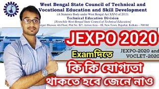 JEXPO 2020 New  eligibility criteria New Rules