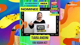 SHOW YOUR SUPPORT BY VOTING FOR ME AT at KCA.NICKELODEON.TV #KCA #NickelodeonAsia