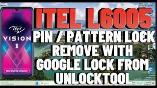 Itel Vision 1 Frp and Pattern lock Remove  Itel L6005 Frp Unlock  Latest Security 2023
