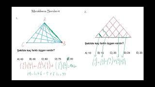 Kombinasyon Geometri İlişkisi Meraklısına Sorular Sınav Soruları