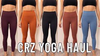 BATTLE OF THE CRZ YOGA LEGGINGS Try on + Review of each CRZ YOGA Legging Best Lulu Dupes