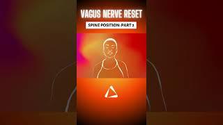 Vagus Nerve Reset  Spine Position Part 2  #shorts