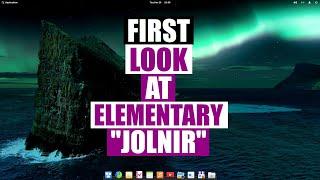 A First Look At Elementary OS Jolnir