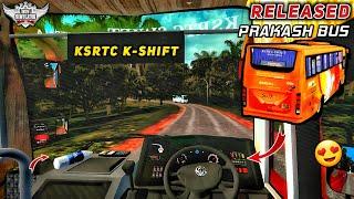 download KSRTC K-SHIFT PRAKASH BUS MOD  for bus simulator indonesia  BUSSID V3.7.1 #bussidmods