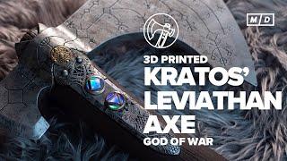 3D Printed Leviathan Axe  Kratos Axe God of War Ragnarök