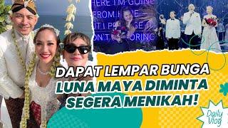 LUNA MAYA TERHARU DI PERNIKAHAN BCL DAN TIKO ARYAWARDHANA