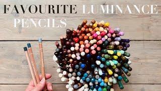 My Top 30 Caran dAche Luminance Coloured Pencils for a Landscape & Nature Palette