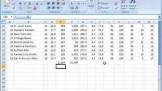 Perform mathematical operations on groups of cells in Excel