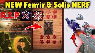 *NEW* Fenrir and Solis HUGE NERF - Rainbow Six Siege Deadly Omen