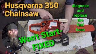 Husqvarna 350 Chainsaw Wont Start-Fixed