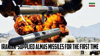 Iranian-supplied Almas missiles for the first time