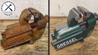 Rusty Deadlocked Vise - Perfect Restoration