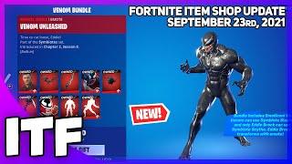 Fortnite Item Shop *NEW* EDDIE BROCK  + VENOM BUNDLE September 23rd 2021 Fortnite BR