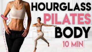 HOURGLASS PILATES BODY  Full Body Fat Burn  10 min Workout