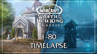 World of Warcraft Wrath of the Lich King Classic 1-80 in 3 Hours Leveling Timelapse