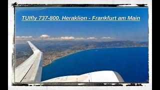 TUIfly 737-800 Takeoff vom Flughafen Heraklion Kreta