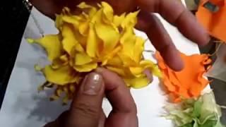 2 Options As Simply And Quickly Make A Beautiful Fabric Flower. Master Class.