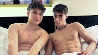 Two Twinks in Bed - Adult star about coming out risks and love for Daddies