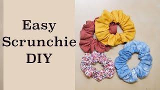 How to Make a Scrunchie -- Easy Scrunchie DIY