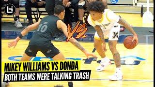 Mikey Williams VS Rob Dillingham Got HEATED Donda vs Vertical Academy