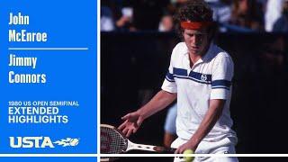 John McEnroe vs. Jimmy Connors Extended Highlights  1980 US Open Semifinal