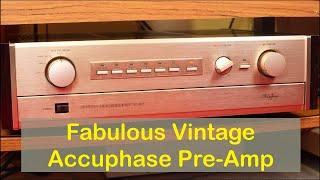 Vintage Accuphase C-202 Class A Pre-Amp Tour and Look Inside