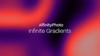 Create infinite grainy Gradient Backgrounds in AffinityPhoto  - Tutorial - Procedural Texture