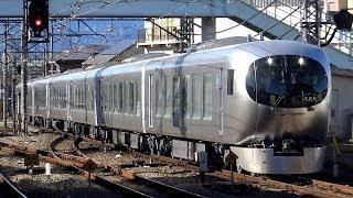 【4K】【新型】西武鉄道001系新型特急「Laview」三菱フルSiC-VVVF本線試運転2日目 到着・発車・通過シーン集 西武池袋線 仏子駅、富士見台駅、小手指駅にて 2018.12.24