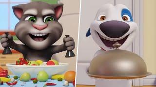 Talking Tom - Kompetisi Memasak  Kartun Lucu  ToBo Kids TV Bahasa