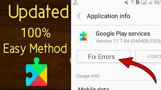 Update Google play services Easily  Google play services error