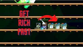 GET RICH FAST 2 wls to 18 wls  Growtopia