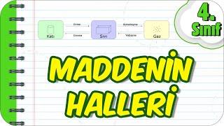 Maddenin Halleri  Hep Birlikte Öğrenelim  4.Sınıf Fen #2023