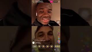 Michael Dapaah Big Shaq on Instagram Live with Ferdi Coming Fast *FUNNY*