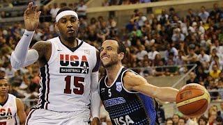 USA vs Argentina 2012 Olympics Mens Basketball Exhibition FULL GAME HD 720p