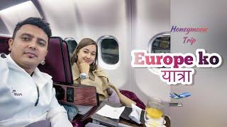 Europe with my Husband  Honeymoon Trip  Riyasha Dahal  Victor Paudel