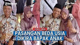 Viral Pasangan Beda Usia Wanitanya Lebih Muda dan Pamer Keromantisan Dikira Bapak Anak