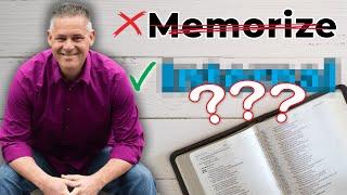 Dont Memorize the Bible. Do THIS instead w Keith Ferrin