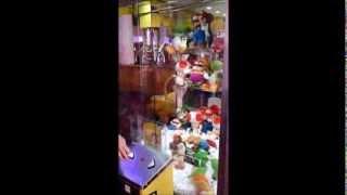 Super Mario Claw Machine Win