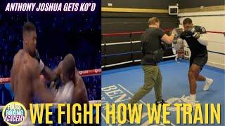 Anthony Joshua Gets KOd Due to this drill Who leads with an Uppercut?