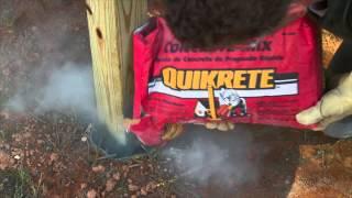 QUIKRETE Fast-Setting Concrete Mix Product Feature