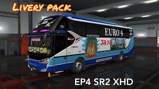 Livery pack for Ep4 SR2 XHD bus  Euro Truck Simulator 2