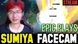 SUMIYA Facecam Invoker God  EPIC Plays Stream Dota 2 #20