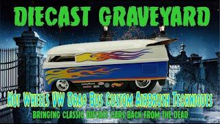 Hot Wheels VW Drag Bus Custom Airbrush Techniques 1