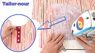 Sewing Techniques For Beginners  How To Make Perfect Placket Easily And Quick  Tailor-nour