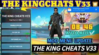 The King Cheats V33   free fire hack  ff advance server hack ff OB46 gringo xp v92